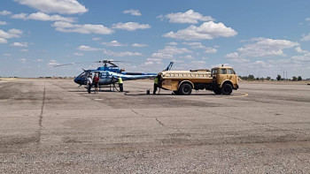 Фотография к новости: Іле-Балқаш резерватындағы өртті сөндіруге десант жұмылдырылады