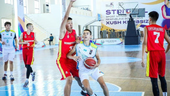 Фотография к новости: Баскетболдан Қазақстанның 16 жасқа дейінгі құрамасы Азия кубогіне жолдама алды