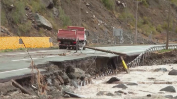 Фотография к новости: Су тасқыны салдарынан Чили мен Аргентина шекарасында кептеліс орнады