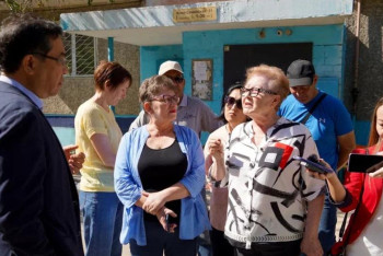 Фотография к новости: Жерасты өткеліндегі жарық мәселесін шешеміз - Нұрлан Ұранхаев