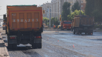 Фотография к новости: «Ақтөбе – Хромтау – Қарабұтақ» күре жолы жөнделіп жатыр