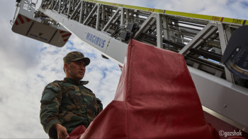 Фотография к новости: Жамбыл облысындағы өрт сөндірілді