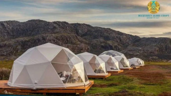 Фотография к новости: Қазақстанда глэмпинг демалыс орындары көбейіп келеді