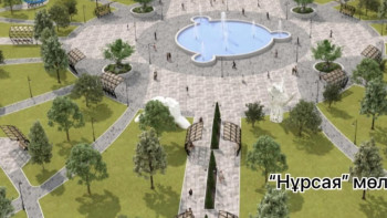 Фотография к новости: Атырауда екі жаңа саябақ салынып жатыр