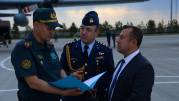 Фотография к новости: Астанаға Түркияның «Мехтеран» әскери оркестрінің музыканттары келді