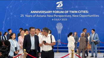 Фотография к новости: Елордада бауырлас қалалар әкімдерінің форумы басталды