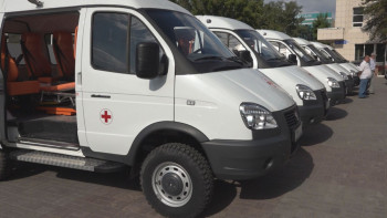 Фотография к новости: Ауыл амбулаторияларына санитарлық техника табыс етілді