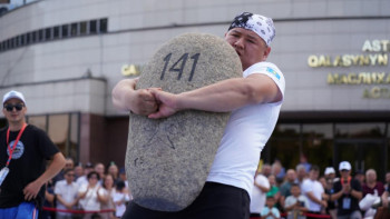 Фотография к новости: Астанада алғаш рет «Толағай» алыптар сайысы өтті