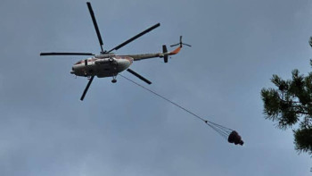 Фотография к новости: Атыраудағы қамыс өртінің аумағы 40 гектарға азайды