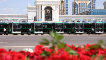 Фотография к новости: Елімізге Қытайда жасалған автобустар жеткізілді