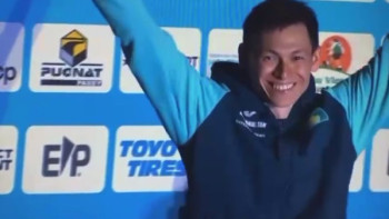 Фотография к новости: Ришат Хайбуллин құзға өрмелеуден Әлем кубогінде күміс алды