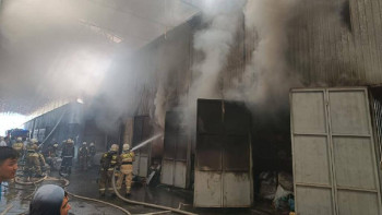 Фотография к новости: Алматы базарында өрт шықты