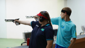 Фотография к новости: Алматы қаласының мергендері VІ жазғы Спартакиадада топ жарды