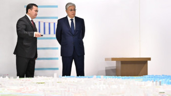 Фотография к новости: Тоқаев Астананың Бас жоспарымен танысты