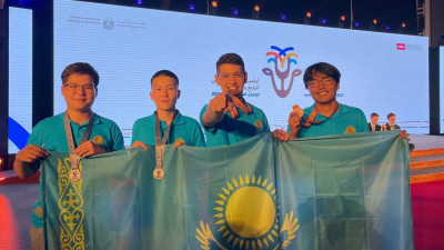 Алматылық оқушылар халықаралық олимпиадада екі медаль жеңіп алды