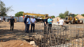 Фотография к новости: Ақсудағы әлеуметтік нысандар құрылысында олқылықтар анықталды