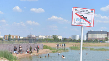 Фотография к новости: Шомылуға рұқсат етілмеген жерде түскендерге хаттама толтырылды