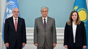 Фотография к новости: Президент БҰҰ Бас хатшысының орынбасарын қабылдады