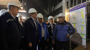 Фотография к новости: Энергетика министрі ШҚО жылу орталығының жұмысымен танысты