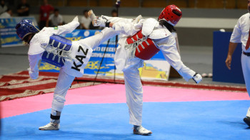 Фотография к новости: Түркістанда таеквондодан Қазақстан Кубогі басталды