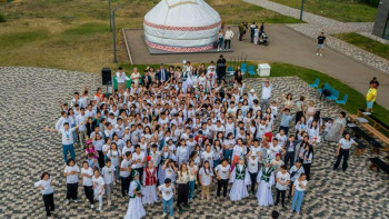 Фотография к новости: Шетте жүрген дарынды қазақ балалары этно-лагерьде бас қосты