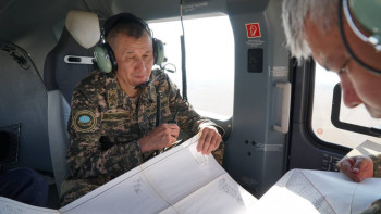 Фотография к новости: Абай облысындағы өрт: Төтенше жағдайлар министрі шұғыл оқиға орнына шықты