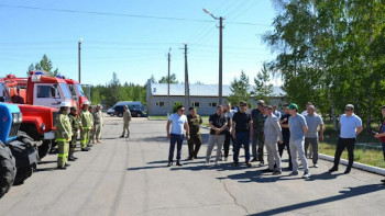 Фотография к новости: Министрліктер мен ұлттық парк өкілдері «Бурабай» МҰТП-ның ормандарды өрттен сақтау тәжірибесімен танысты