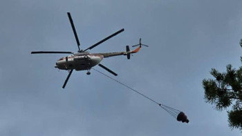 Фотография к новости: Павлодардағы өртті сөндіруге Семейден екі тікұшақ жетті