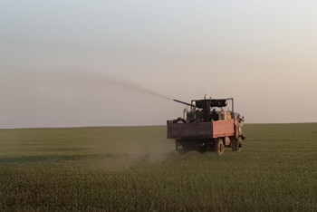 Фотография к новости: Қостанай облысында шегірткеге қарсы 385,3 мың га өңделді