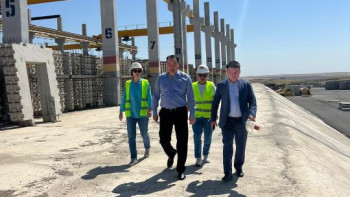 Фотография к новости: Шымкенттегі инженерлік инфрақұрылымның құрылысы тексерілді