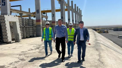 Шымкенттегі инженерлік инфрақұрылымның құрылысы тексерілді