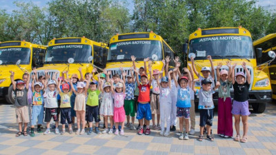 Алматы облысының мектептеріне 34 автобус табысталды