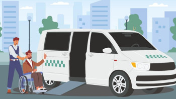 Фотография к новости: Мүгедектігі бар адамдар агрегаторлар арқылы инватакси қызметін қолданып жүр