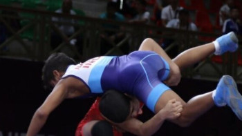 Фотография к новости: Ерхан Бексұлтанов еркін күрестен Азия чемпионы атанды