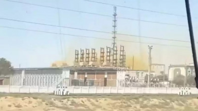 Маңғыстауда «ҚазАзот» кәсіпорнында ауаға газ атқылады