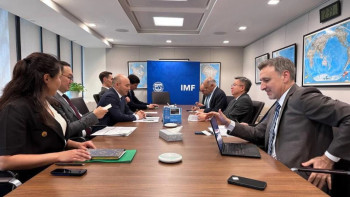 Фотография к новости: Ұлттық экономика министрі халықаралық валюта қорының басшысымен кездесті