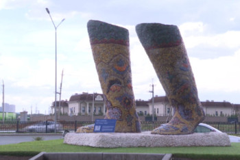 Фотография к новости: Астанада сәулет өнерінің ерекше туындысы пайда болды