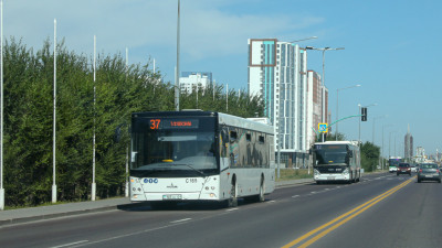 Елордада бірқатар автобустың жүретін жолы өзгерді