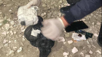 Фотография к новости: Полицейлер 1500 доза есірткіні сақтаған күдіктіні анықтады