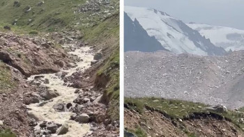 Фотография к новости: Алматыда селдің салдарынан Медеу ауданының бір бөлігінде су өшті