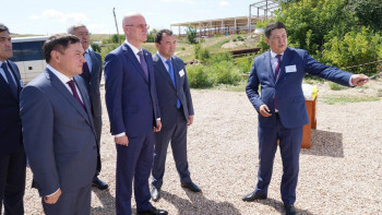 Фотография к новости: Роман Скляр Көкшетау қаласының кәсіпорындарына барды