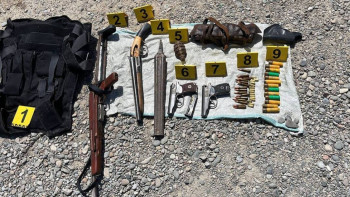 Фотография к новости: Полицейлер ұрланған қарудың ірі партиясын анықтады