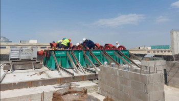 Фотография к новости: Алматыда көпқабатты түрғын үй вибродинамикалық сынақтан өтті