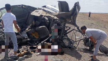 Фотография к новости: Ұлытау облысында жол апатынан 5 адам қаза болды