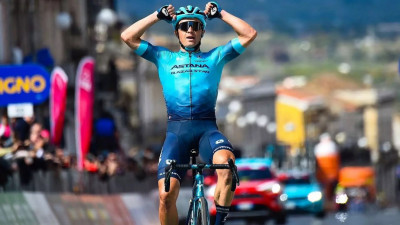 Алексей Луценко Испаниядағы веложарыста жеңіске жетті