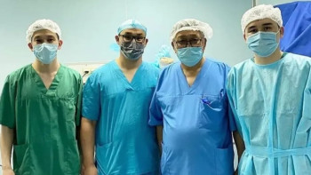 Фотография к новости: Елордалық дәрігер тілі аузына сыймайтын дертке шалдыққан науқасқа ота жасады