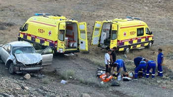 Фотография к новости: Талдықорған маңындағы жол апатынан бірнеше адам зардап шекті