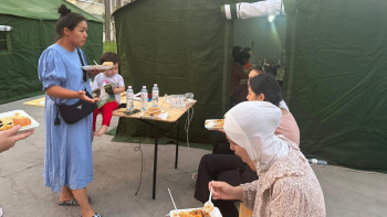 Фотография к новости: Алматыдағы өрт. Тұрғындар қашан үйлеріне оралады?