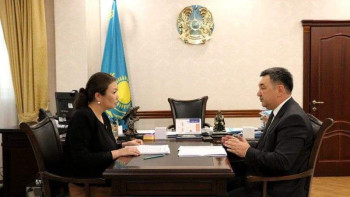 Фотография к новости: Дархан Қыдырәлі Қазақстандағы бала құқықтары жөніндегі уәкілмен кездесті