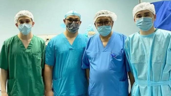 Фотография к новости: ҰҒОО дәрігерлері тілді резекциялау бойынша бірегей операцияны жасады